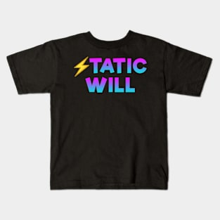 Static will Color waves Kids T-Shirt